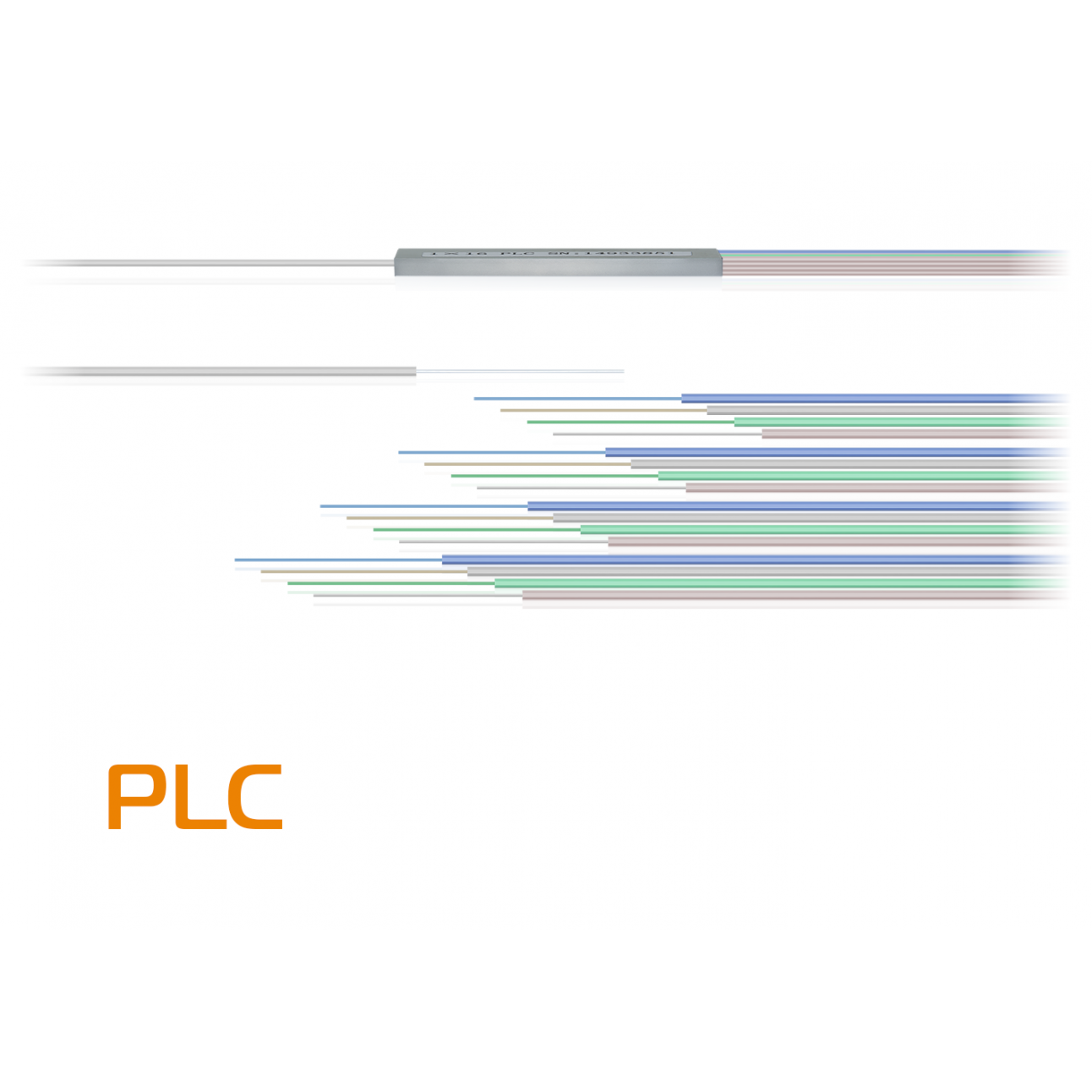 Делитель оптический планарный PLC-M-1x16, бескорпусный, неоконцованный