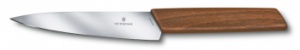 Нож кухонный Victorinox Swiss Modern (6.9010.15G) стальной разделочный лезв.150мм прямая заточка дерево блистер